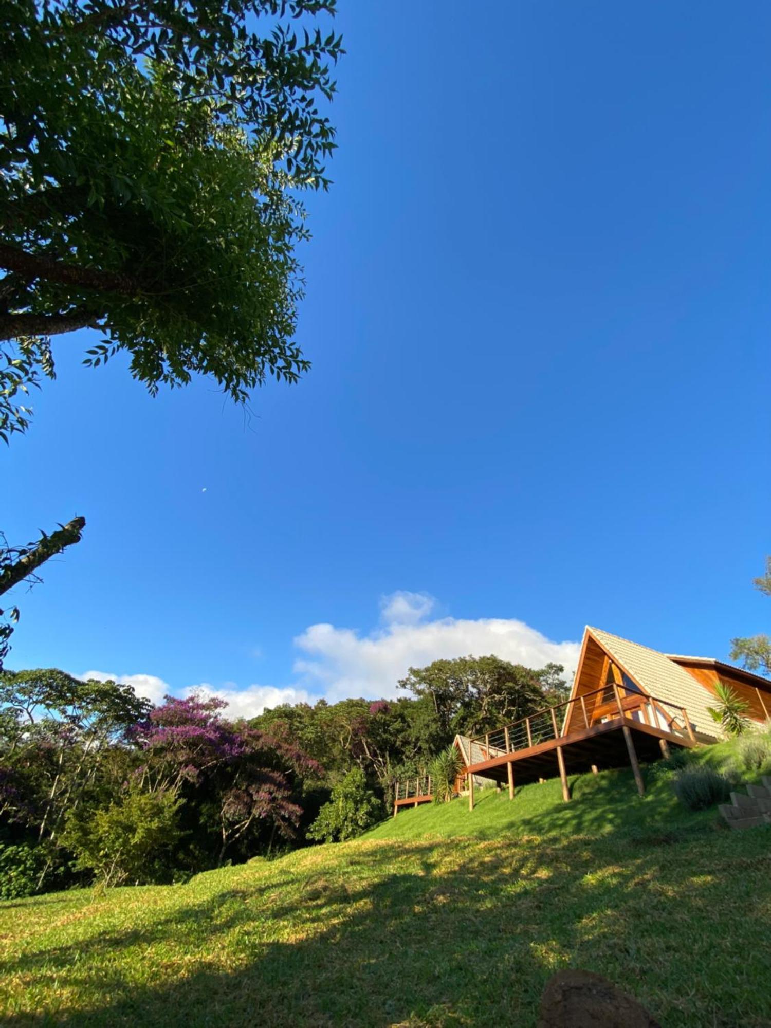 Chales Fazenda Floresta Das Araucarias Cunha Exteriör bild