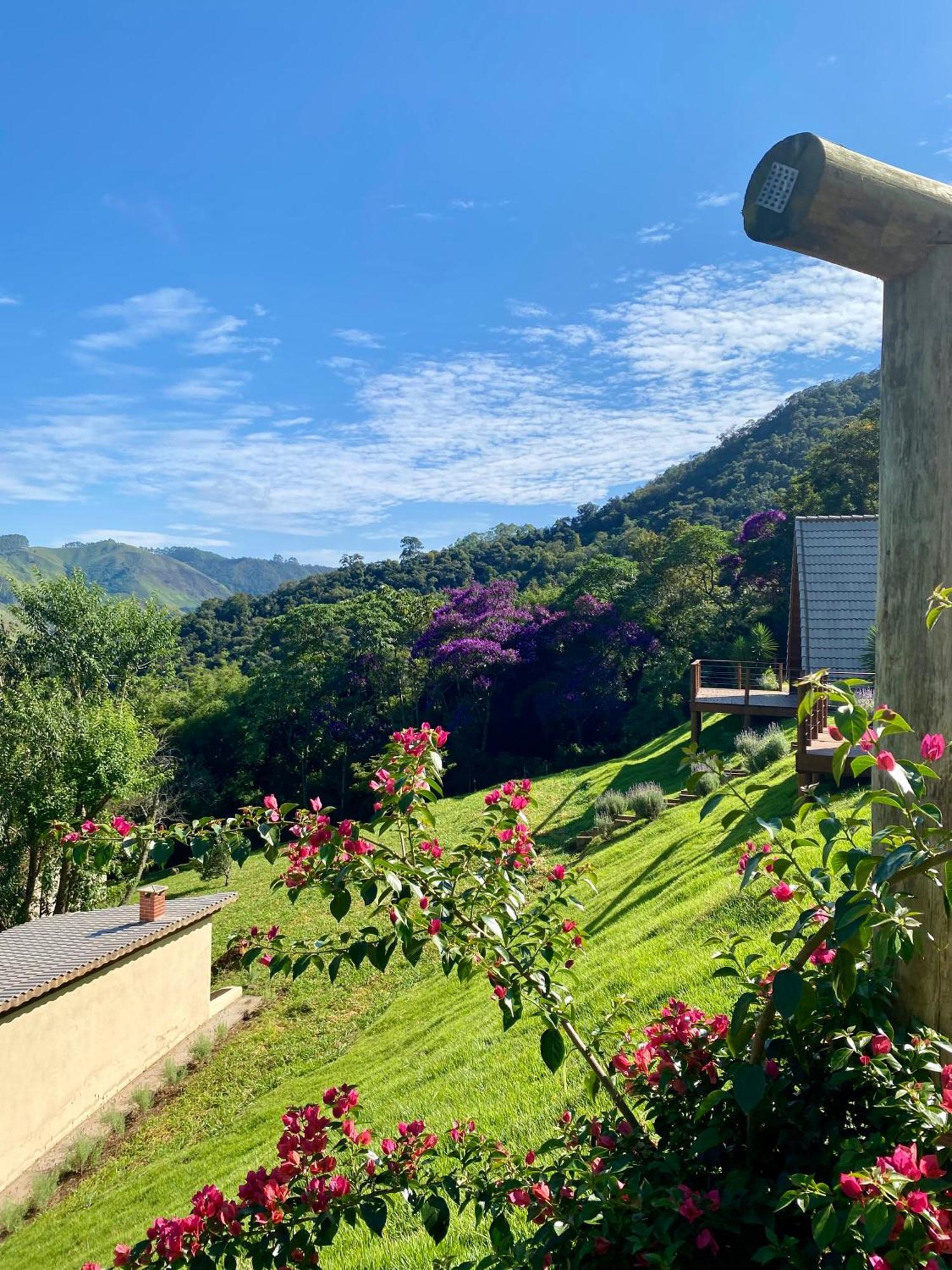 Chales Fazenda Floresta Das Araucarias Cunha Exteriör bild