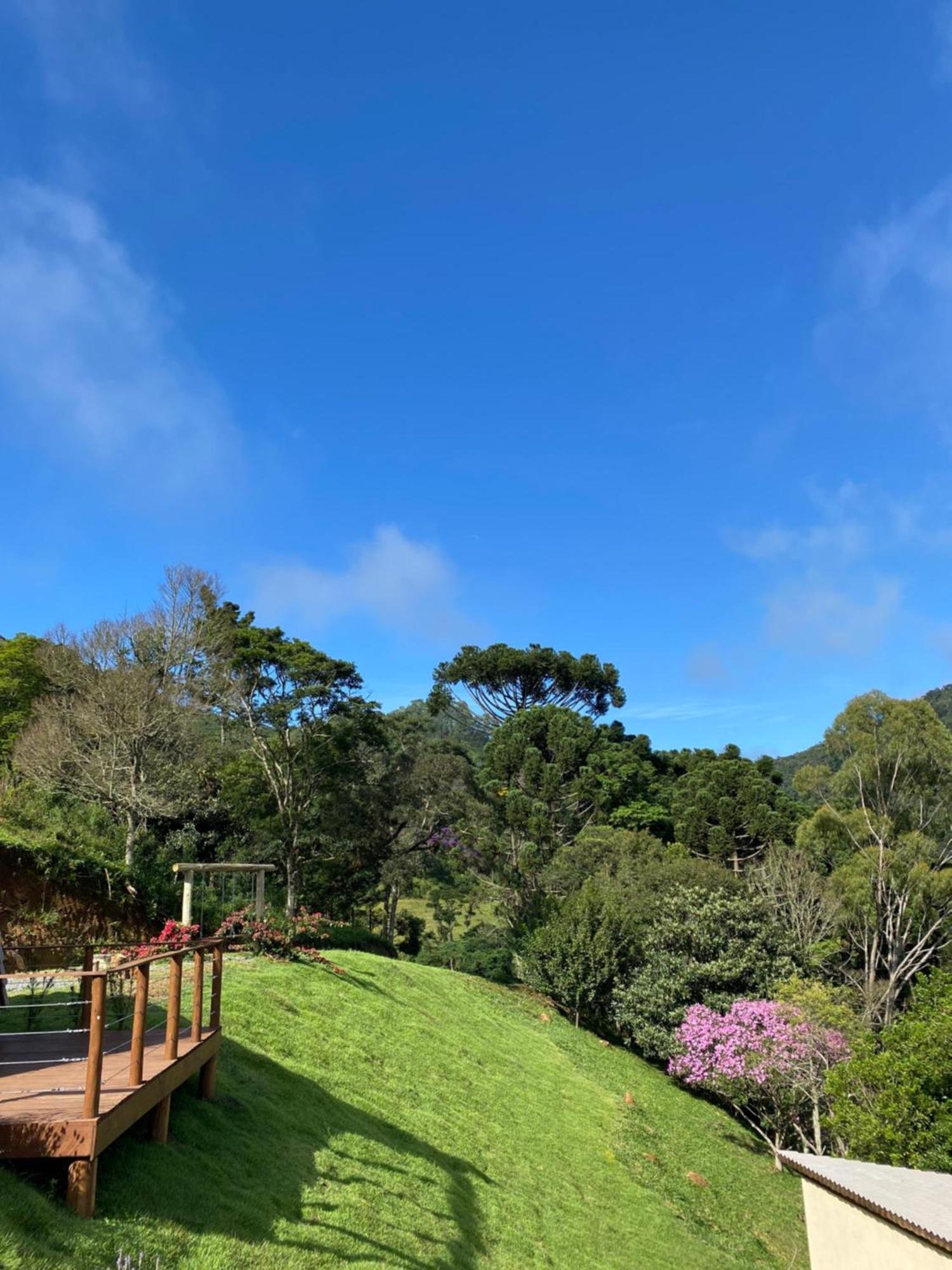 Chales Fazenda Floresta Das Araucarias Cunha Exteriör bild