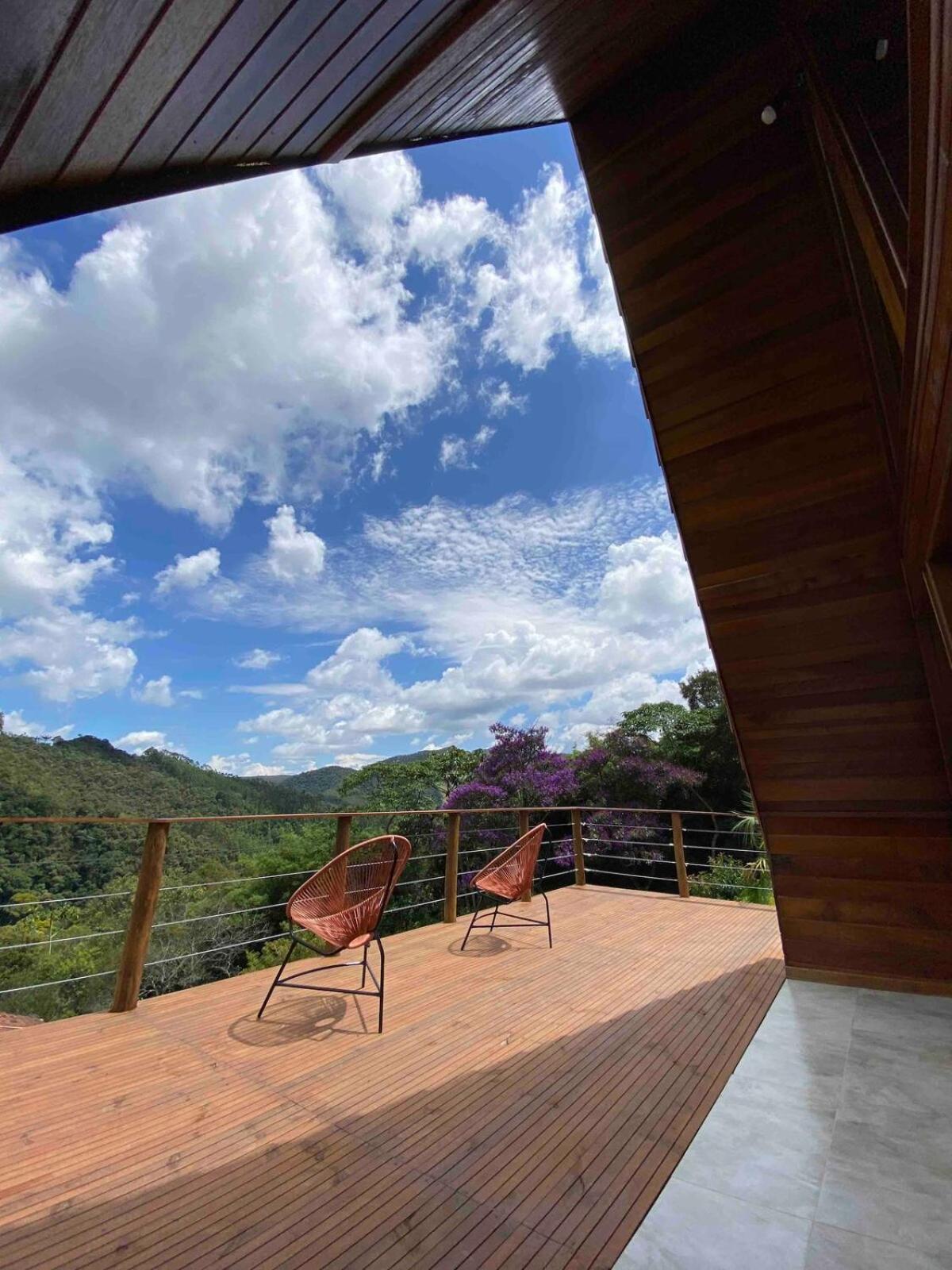Chales Fazenda Floresta Das Araucarias Cunha Exteriör bild